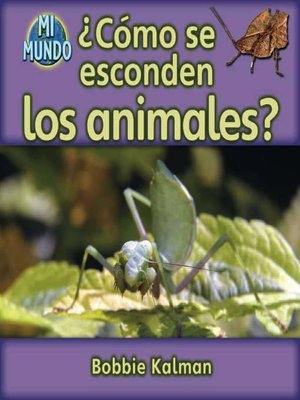 cover image of ¿Cómo se esconden los animales?